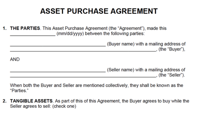 Structuring a Small Business Acquisition Deal with an Asset Purchase Agreement