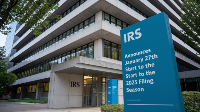 Mark Your Calendar: 2025 Tax Filing Season Begins January 27th!